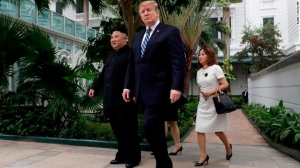 Trump departs North Korea summit with no deal