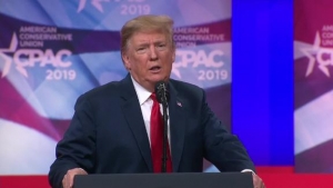 Trump rips into Mueller probe at CPAC during lengthy speech