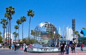 Earth Day Protesters Climb the Universal Studios Globe Demanding NBC Take Action on Climate Change