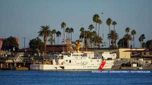 A Coast Guard cutter is back in port with a massive pile of cocaine.