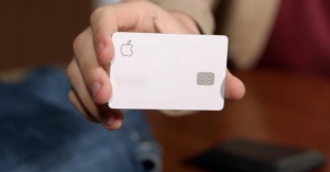 Apple warns not to keep its credit card by leather. Or denim. Or loose change.