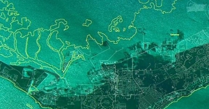 These satellite images show Grand Bahama before and after Dorian’s wrath