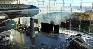 Fire crews, air drops and a herd of goats help save Reagan Presidential Library from wildfire