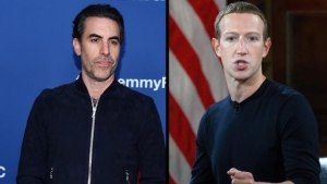 Sacha Baron Cohen blasts Mark Zuckerberg in award speech