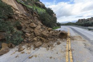 The rain just keeps falling. There are some accidents on the roads and officials are warning residents about mudslides. But not everybody is worried.