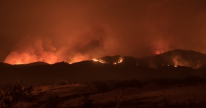 In Ventura County, the Maria Fire is now close to 9-thousand acres in size with no containment. At least two structures are destroyed, but crews hope to get the upper hand today.