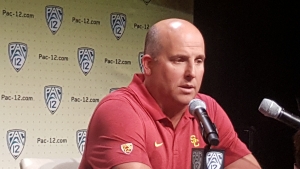 USC’s football coach is staying put.