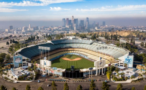 Dodger Stadium Transforms Into Winter Wonderland With An Ice Rink