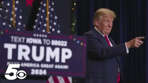 Former President Donald Trump Wins The 2024 Iowa Caucuses